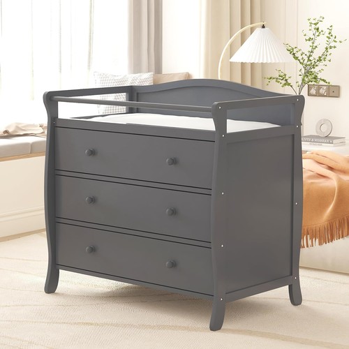 Wooden diaper changing table - changing,